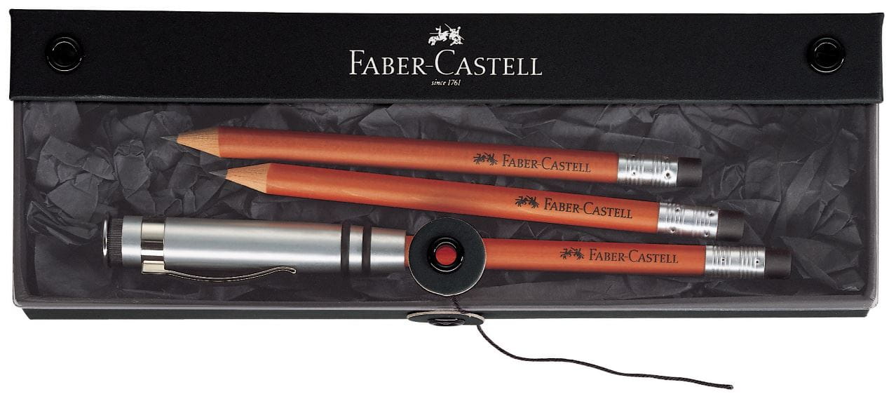 Faber-Castell - ΣΕΤ ΔΩΡΟΥ Design Perfect Pencil, καφέ