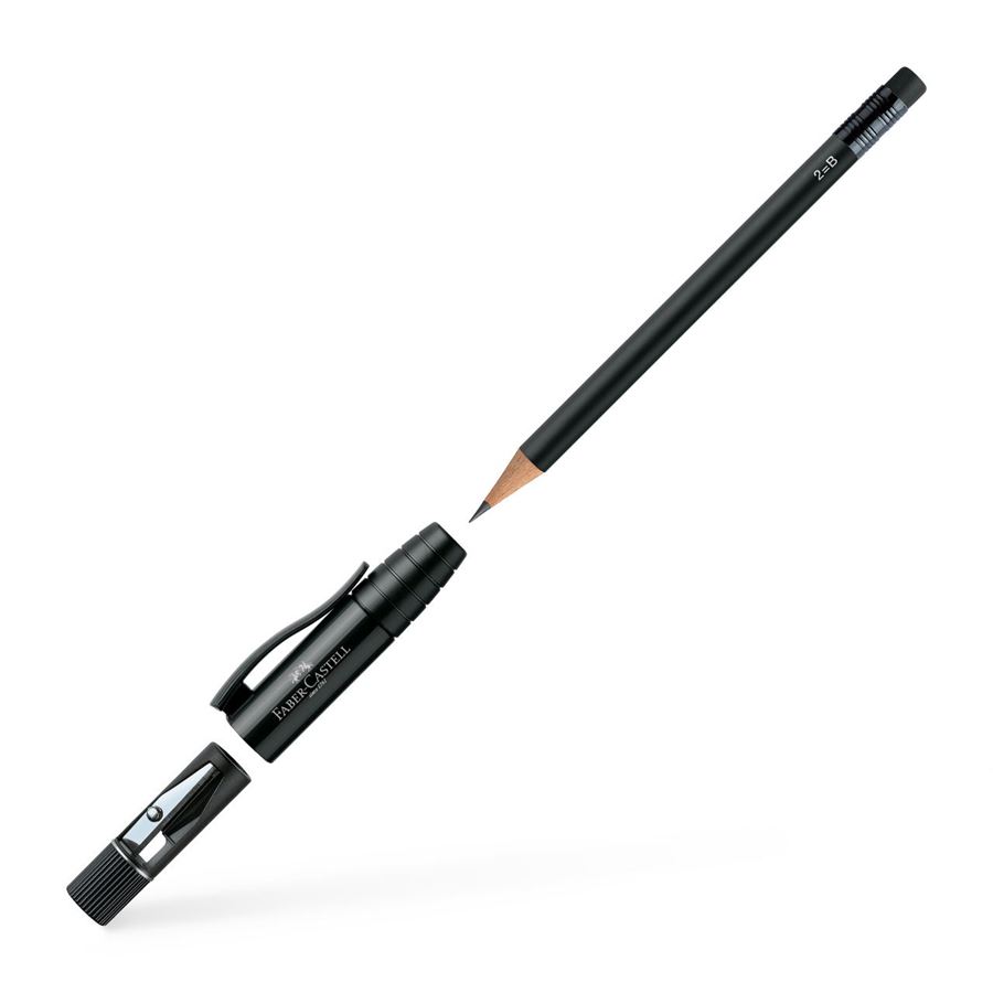 Faber-Castell - Μολύβι με καπάκι Perfect Pencil II μαύρο