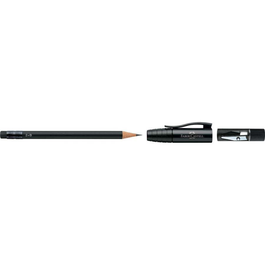 Faber-Castell - Μολύβι με καπάκι Perfect Pencil II μαύρο