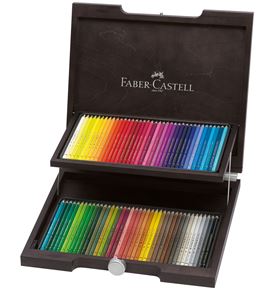 Faber-Castell - Πολυτελής ξύλινη κασετίνα 72 χρωμάτων Polychromos