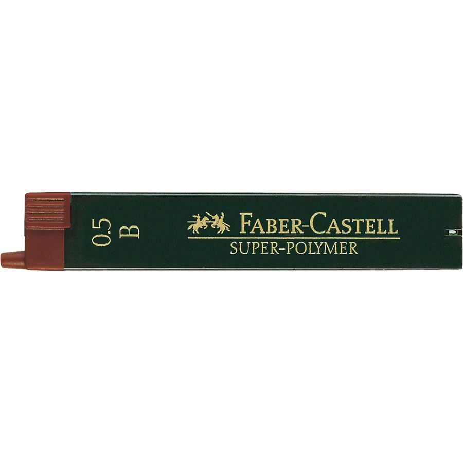 Faber-Castell - Μύτες μηχανικών μολυβιών Super Polymer 0,5mm B