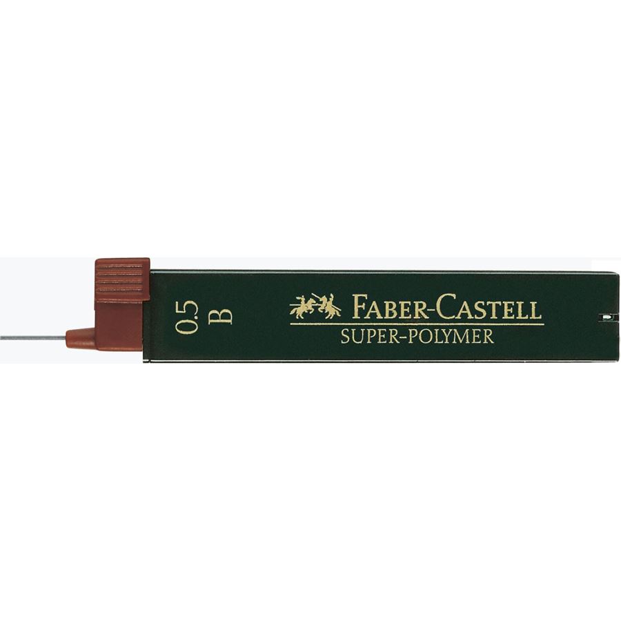 Faber-Castell - Μύτες μηχανικών μολυβιών Super Polymer 0,5mm B