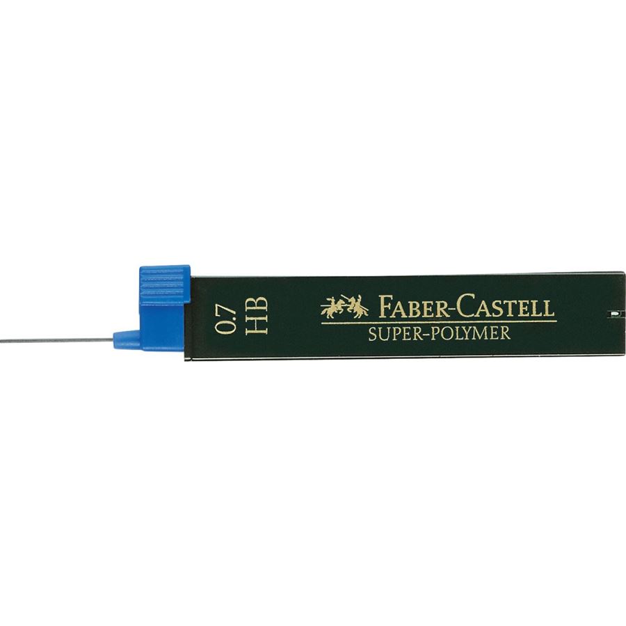 Faber-Castell - Μύτες μηχανικών μολυβιών Super Polymer 0,7mm HB