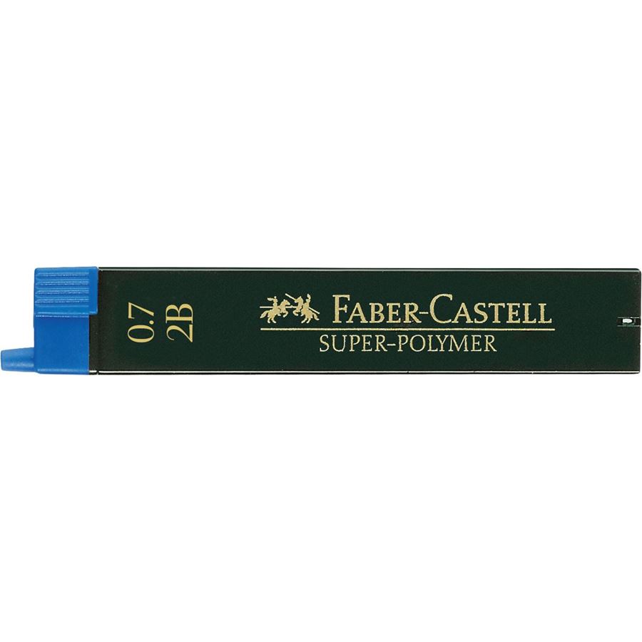 Faber-Castell - Μύτες μηχανικών μολυβιών Super Polymer 0,7mm 2B