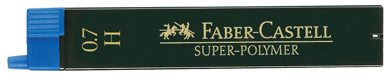 Faber-Castell - Μύτες μηχανικών μολυβιών Super Polymer 0,7mm H