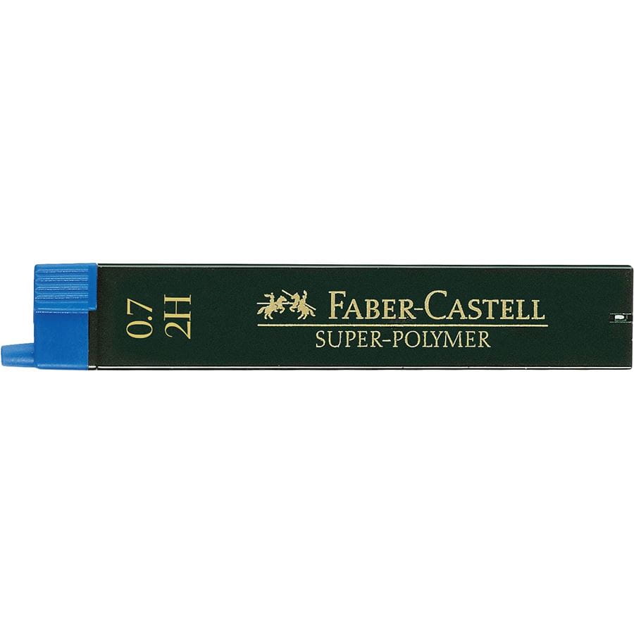 Faber-Castell - Μύτες μηχανικών μολυβιών Super Polymer 0,7mm 2H