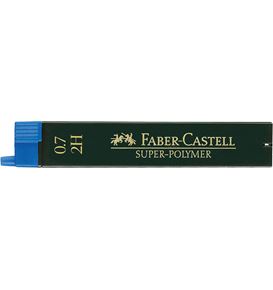Faber-Castell - Μύτες μηχανικών μολυβιών Super Polymer 0,7mm 2H