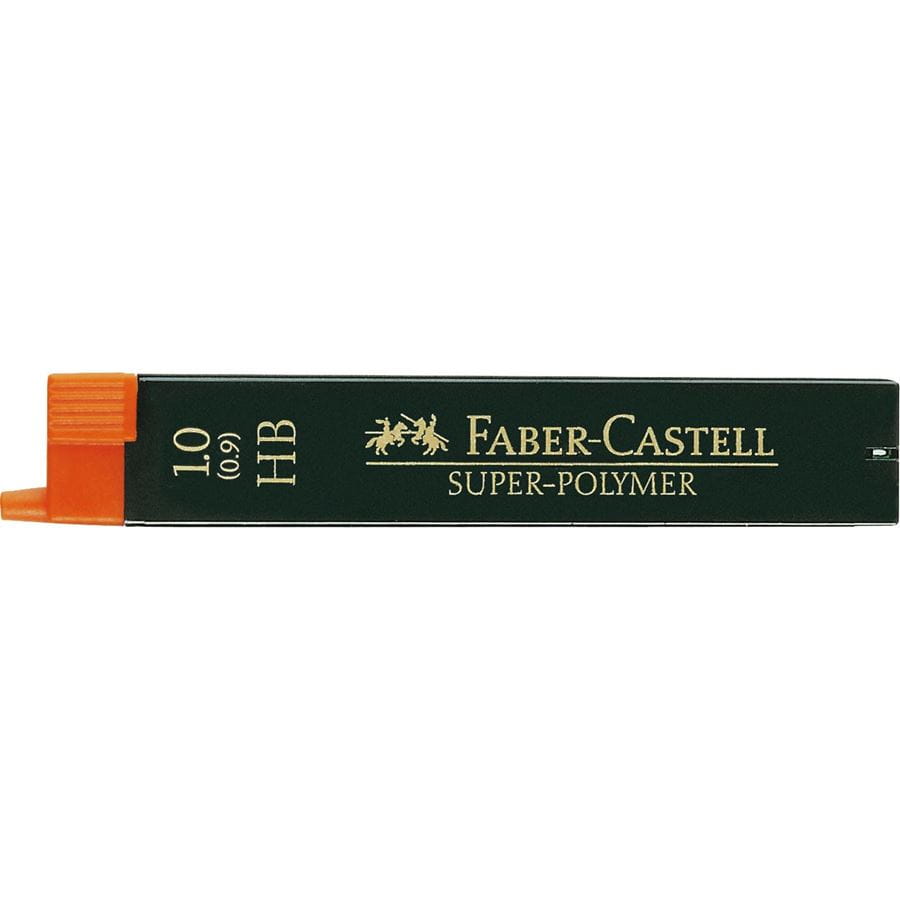 Faber-Castell - Μύτες μηχανικών μολυβιών Super Polymer 0,9mm HB