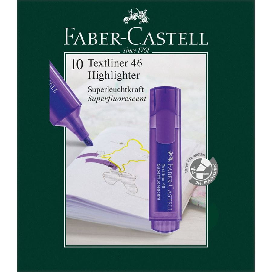 Faber-Castell - Μαρκαδόρος υπογράμμισης 1546 βιολετί