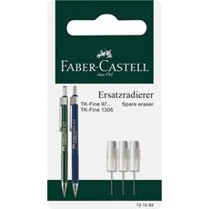 Faber-Castell - Ανταλ. γόμα μηχ. μολυβιού TK-FINE blister 3x