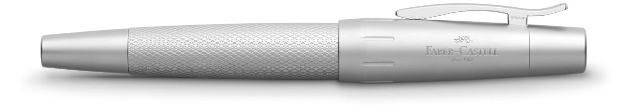 Faber-Castell - Πένα e-motion καθαρό ασημί medium