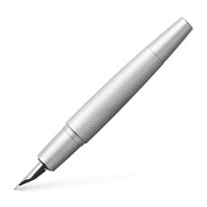 Faber-Castell - Πένα e-motion καθαρό ασημί fine