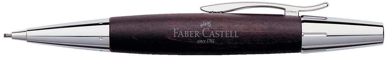 Faber-Castell - Μηχανικό μολύβι E-motion Chrome σκούρο καφέ