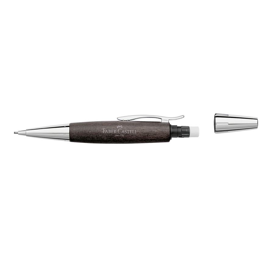 Faber-Castell - Μηχανικό μολύβι E-motion Chrome μαύρο