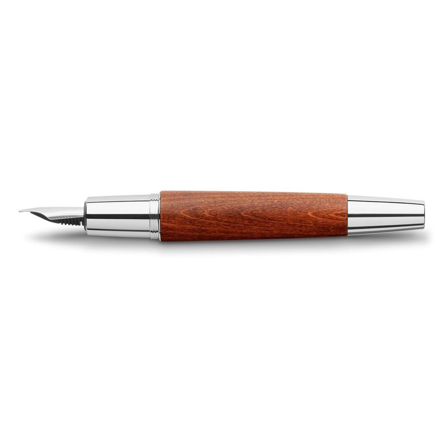 Faber-Castell - Πένα E-motion Chrome καφέ M